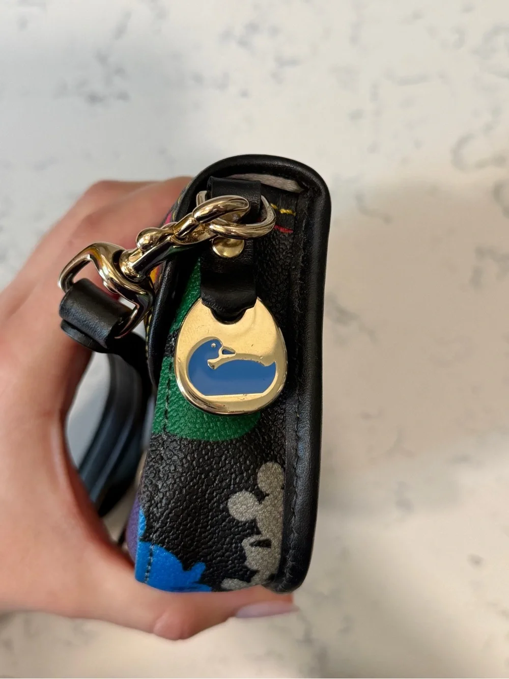 Vintage Dooney & Bourke Disney Mickey Mouse Wristlet